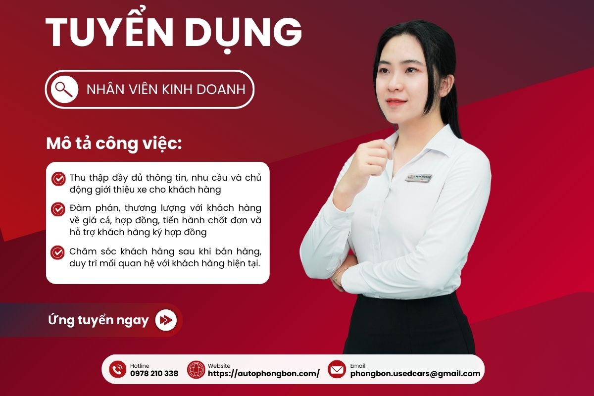 Tuyển dụng nhân viên kinh doanh