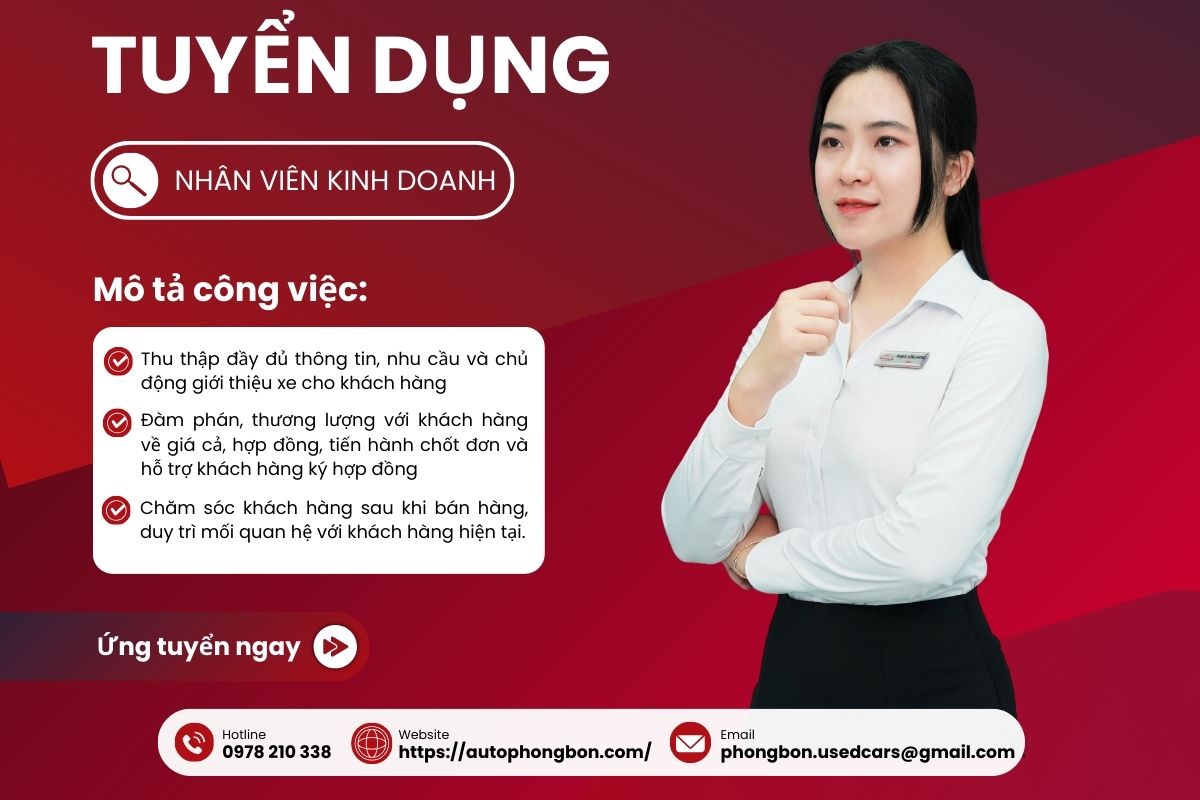 Tuyển dụng nhân viên kinh doanh